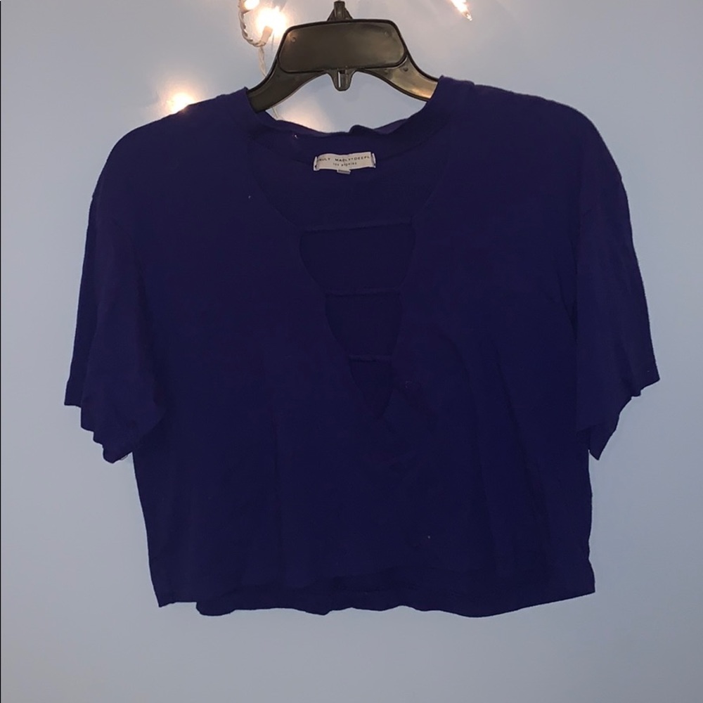 Urban Outfitter Blue Croptop